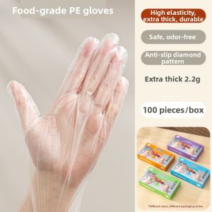 MEIDI | Thick Food Grade Disposable Gloves Transparent
