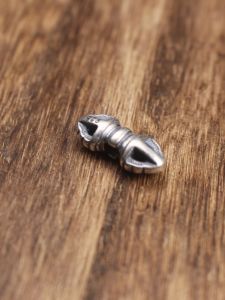 เครื่องประดับ DIY 925 เงินแท้ทำมือพร้อมสายฝนบนยอดเขา ดอกบัว พลอย ลูกปัดพืช 100 ลูก อุปกรณ์งานฝีมือ