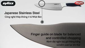 Bộ dao Zyliss 5 món - Comfort 5 Piece Block Set - Switzerland since 1951