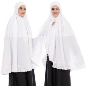 Lukarsya - Bergo Umroh Haji Saku Depan Bergo Jumbo Saku Resleting Depan