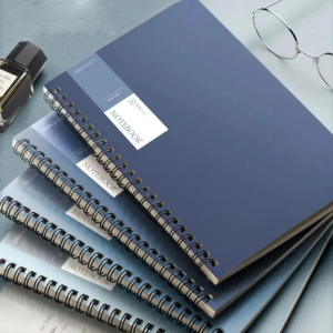1PC A5 Spiral Notebooks For Hight School Aesthetic Notebook 40 Sheets Student Line Notepads