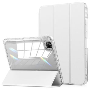 For iPad Case For iPad Pro 11 M5 M4 Pro 13 Air13 M2 M3 iPad 10th Gen 10.9 11th A16 Pro 12.9 4th 5th 6th Pro 11 2nd 3rd 4th Air 11 M2 M3 Air 4 5 10.9 iPad 10.2 7th 8th 9th 5/6th 9.7 Mini 6 Mini 7 A17 Pro 8.3 Transparent Back Cover