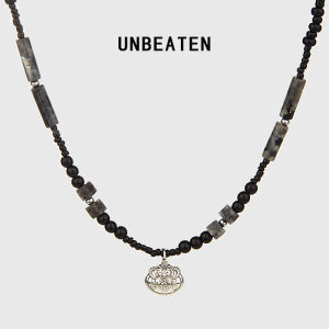 สร้อยคอโซ่ล็อคป้องกันภัยแบบจีนใหม่ ดีไซน์เก๋ไก๋ โซ่ล็อคคอ สร้อยคอแบบหนา เครื่องประดับแฟชั่นสำหรับผู้หญิง