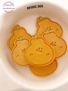 Korean Cartoon Mini Biscuit Mold Press Style 3D Baking Tools Corn Peanut Lemon Cookie Stamps Kitchen Cooking Utensils