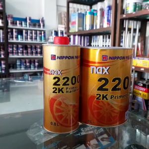 สีรองพื้น2๋K NAX2200 อะครีลิคยูรีเทน สีเทา ชุด3ลิตร พ่นง่าย แห้งเร็ว ให้การยึดเกาะได้ดี