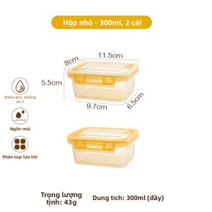 SHUEHO | Hộp Bảo Quản Thực Phẩm Giữ Mới Cho Tỏi và Gừng An Toàn Khi Làm Lạnh và Kín Khít