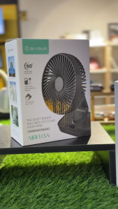 Elysium Table Silent 4 Speed Strong Wind Fan Auto Oscillation Easy Clean Airflow