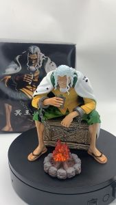 Mô Hình One Piece Silvers Rayleigh vua bóng tối - Cao 155cm + xích tay + bếp lửa LED + thùng gỗ ASL Store