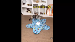 【🔥🔥SG SPOT】Interactive Cat Hunting Mat ToySelf‑Play Toy for Indoor CatsUSB Rechargeable Hide and Seek Cat Toy