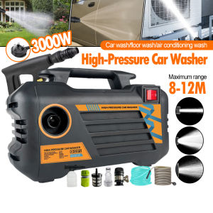 2600W 高压洗车机 Water Jet High Pressure Cleaner Home Car Wash Machine Adjustable 3 Modes Floor Tiles Cleaner SprayerMesin 高压清洗机 水枪