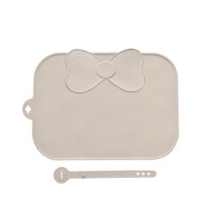 Pink Butterfly Knot Baby Dining Mat Silicone Heat Resistant Table Mat 2024 New Waterproof Heat Insulation Pad Anti-Scald High Temperature Resistant