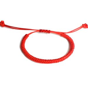 Xiao Zhan Style Double Layer New Arrival Red Rope Bracelet Endorsement Peripheral Dorje Knot Zodiac Year of Birth Accessories Female Carrying Strap Lucky Beads