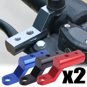 2PCS Universal Motorcycle Rearview Mirror Holder Adapter Mount Extender Bracket Phone Holder Motorbike Modification Accessories