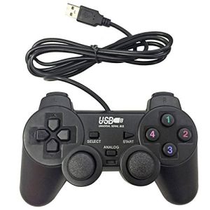 Bộ Điều Khiển Gamepad Có Dây Cho Playstation 2 USB Joystick Có Rung Chống Sốc Tương Thích Với PC Windows XP/Win7/Win8/Win10