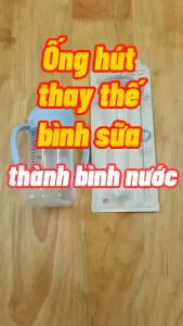 Ống hút thay thế bình sữa cổ rộng ống hút nước Kichilachi ống hút thay thế bình sữa thành bình nước (không BPA)