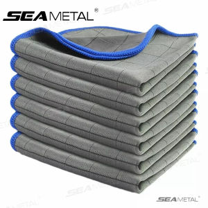 SEAMETAL Carbon Fiber Car Wash Towel Super Absorbent Multi-Purpose Cleaning Cloth