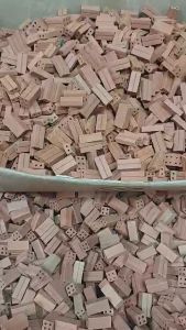 100 - 1000 Viên - NGÓI VUÔNG 19x14mm - Gạch Ngói Đất Sét Nung Làm Mô Hình Tiểu Cảnh