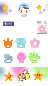 MomEasy Teether Water Bayi 1 Warna - Gigitan Baby BPA Free