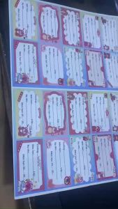 nhãn vở gấu dâu nhãn vở hot nhất năm