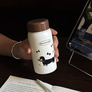 Portable Mini Stainless Steel 316 Insulated Water Bottle for Men And Women Cute Cartoon Design Coffee Thermos Travel Cup