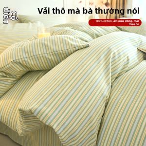 Deesse | Bộ Đồ Chăn Ga Gối Bằng Cotton