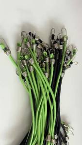5/10PCS Luggage Strap Elastic Strap Fixed Elastic Cord Socket Fixed Small Hook 4mm Latex Mini Rope Camping Accessories