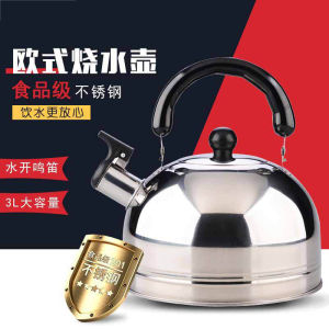 Household 304 Stainless Steel Whistling Kettle Large Capacity Gas Stove Universal Electric Hot Water Pot for Cooking Utensils