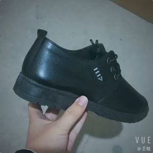 Sepatu kulit sepatu laki-laki sepatu bisnis jari kaki hitam sepatu pekerjaan laki-laki bisa bernafas