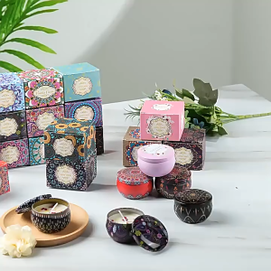 Scented candles Handmade soy wax Aromatherapy Home Christmas Decoration Baptism souvenirs for wedding Christmas gifts