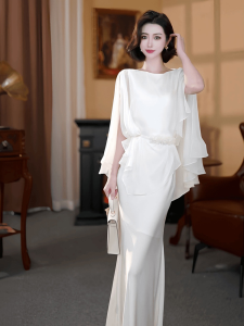SHANGSHA | Elegant Luxury Long Dress Summer