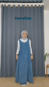 AGNEZ OVERALL JEANS SACHI JAMPSUIT DRESS ROK OVERALL BUMIL JEANS