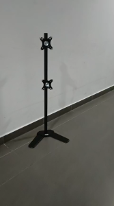 (TV11-270T)17-43 inch Monitor Stand Dual Arm Adjustable SPEEDSMOUNT heightt adjustable
