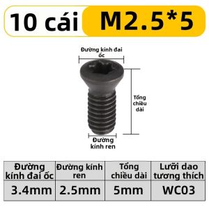 DIANRUI | Vít Đặc Biệt U Drill Cường Độ Cao 12.9 Hex Socket