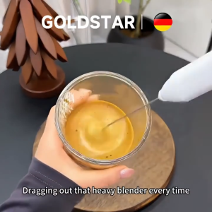 Goldstar Powerful Handheld Electric Mixer 3 Speed Coffee Milk Frother Mixer For Bakin White And Black electric frother Egg beater blender