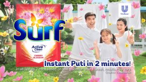 [BUNDLE OF 3] Surf Cherry Blossom Laundry Powder Detergent 1.1KG Pouch