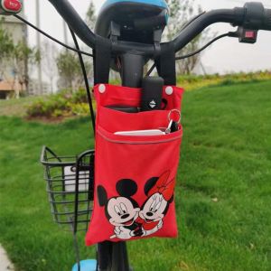 กระเป๋าคาดศีรษะแบบมีฝาปิดสำหรับรถจักรยานไฟฟ้า ช่องเก็บของ กระเป๋าใส่โทรศัพท์มือถือขนาดเล็ก ช่องเก็บของใต้เบาะนั่ง