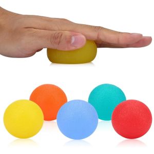 Silicone Massage Therapy Grip Ball Mini Elastic for Hand Finger Strength Exercise Stress Relief