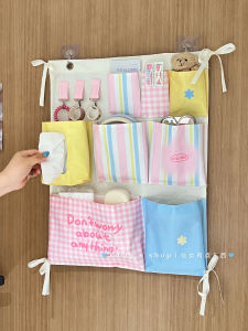 กระเป๋าใส่ของแขวนแบบมีช่องแยกหลายช่องสำหรับใส่ของในตู้เสื้อผ้า สำหรับนักเรียน นักศึกษา ที่พักหอพัก วัสดุอื่นๆ สไตล์เกาหลี