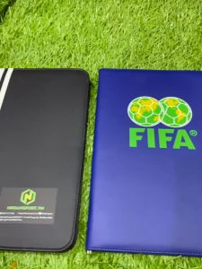 Bìa kẹp hồ sơ chiến thuật bóng đá vỏ bìa bọc da hai màu