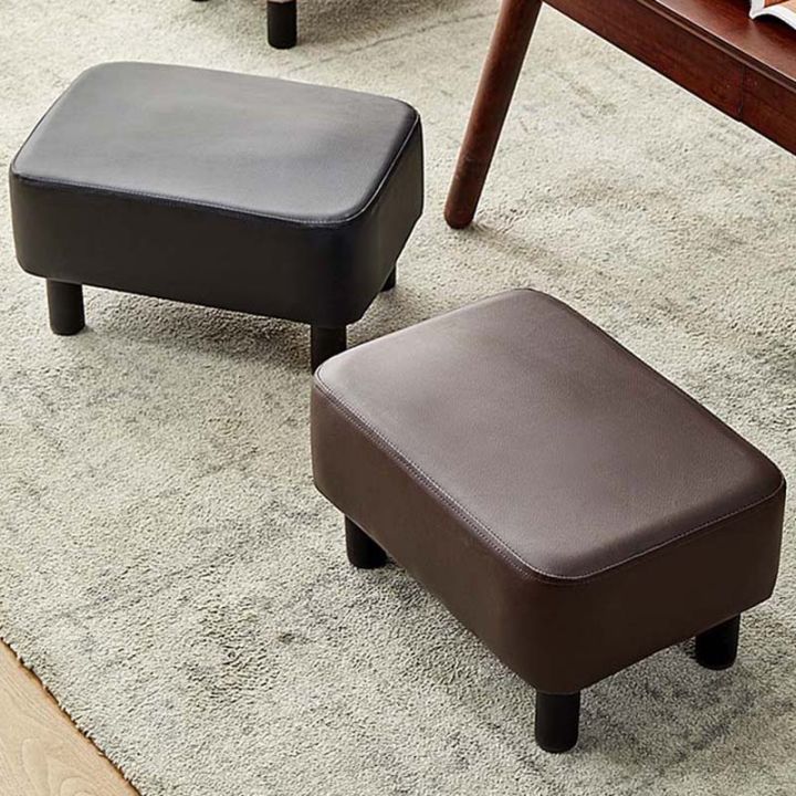 Small Metal & Fabric Stool - Compact Footrest Or Side Table, Space-Saving For Living Room, Bedroom, Dorm