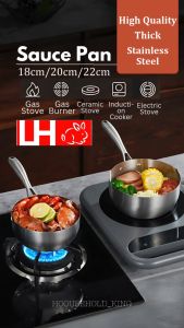 LH Durable Stainless Steel Multipurpose Saucepan Sauce Pan Milk Pot Periuk Stainless Steel Pot