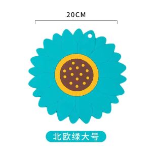 Heat Resistant Silicone Dining Table Mat Cup Coaster Anti-Scald Pad High Temperature Resistant Pot Holder Bowl Mat Home Use Plate Mat Sand Pot Mat