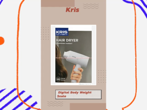 Kris Hair Dryer White Pengering Rambut Warna Putih Krisbow Hairdryer Untuk Travel Travelling Panas Maksimal Hair Drayer