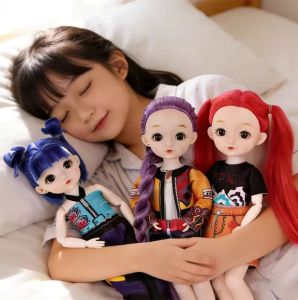 Hasbro | 2026%HOT Doll Toys 3D Eye Music Theme Song KPop New SingerAnime 12 inch Solid Body 15 Joint Doll Fashion doll set %%