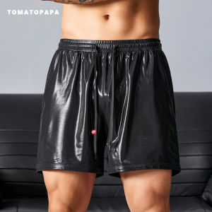 TOMATOPAPA | Quần Short Thể Thao Đùi Dài Màu Đơn Dây Rút Co Giãn