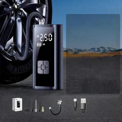 HELLOLEIBOO | Portable Car Wireless Air Compressor