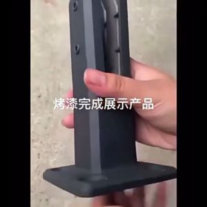 Spigot Penjepit Kaca Hitam Stainless Untuk Kaca Tanpa Bingkai  Stainless Panel Pagar Glass Clip