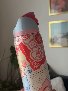 Owala FreeSip Vintage Handkerchief Limited Edition Stainless Steel Water Bottle