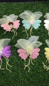 Handmade Fairy Corsage Butterfly Corsage Flower Brooch Corsage Wedding Party Event Corsage Bunga Kerongsang Majlis Korsa