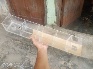 aquarium bok filter aquarium custom akrilik bening panjang 80 dan 100cm